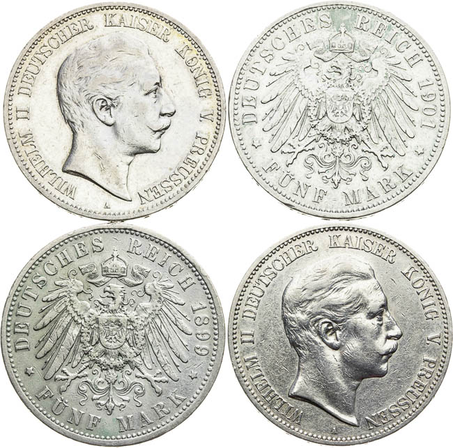 5 Mark (4 pcs) - front