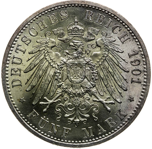 5 Mark 1901 - back