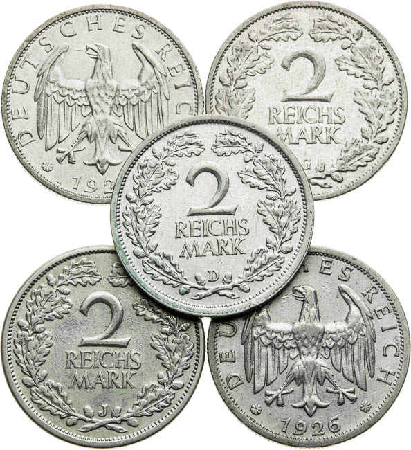 2 Mark (5 pcs) - front