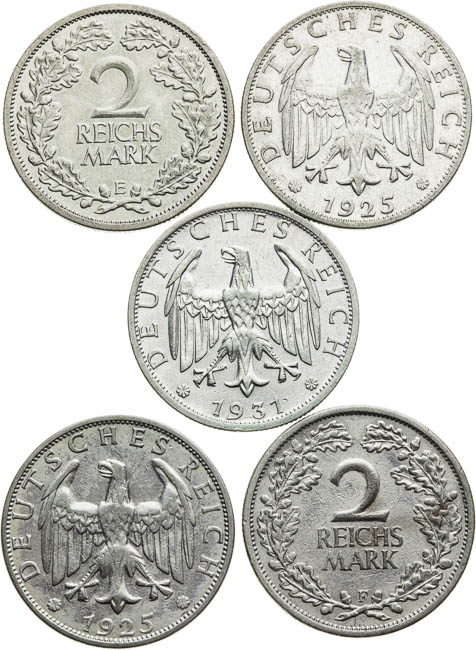2 Mark (5 pcs) - back