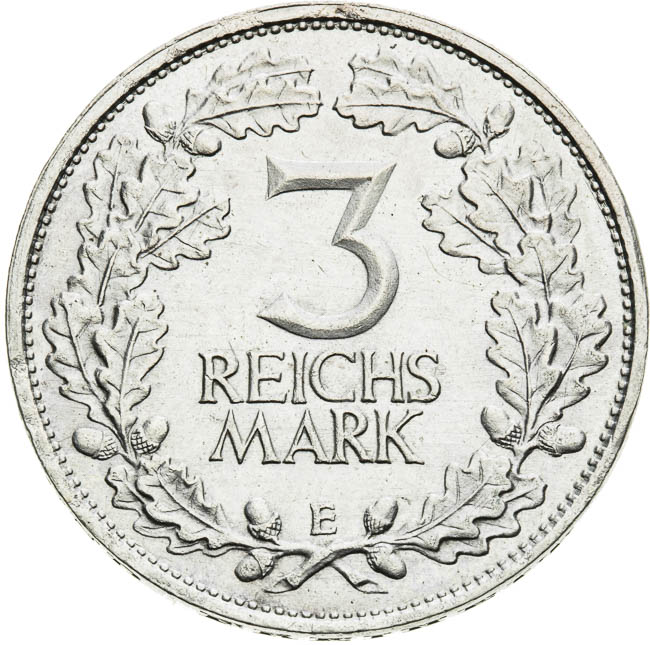 3 Mark 1925 - back