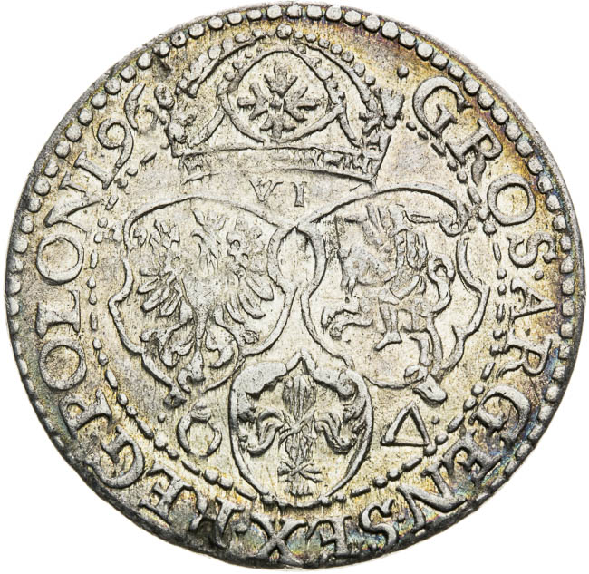 6 Groschen 1596 - back