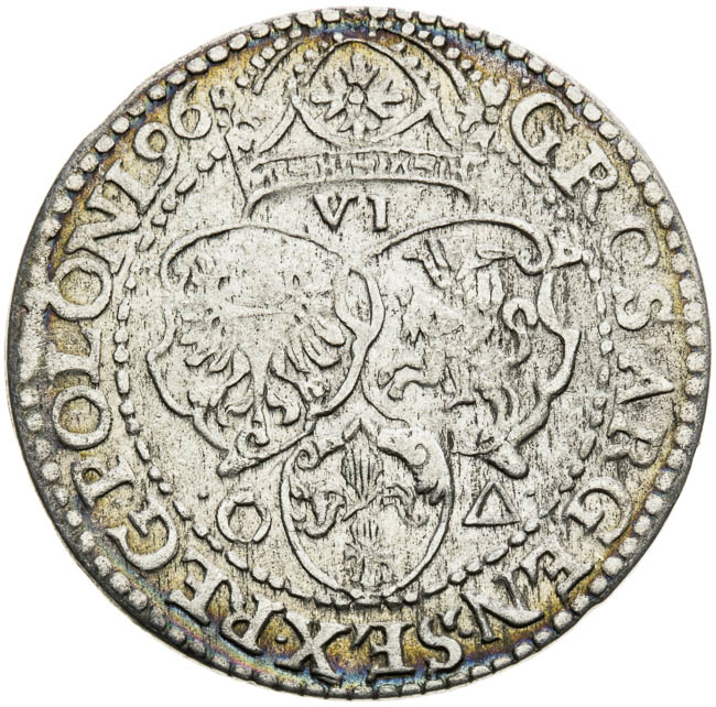 6 Groschen 1596 - back