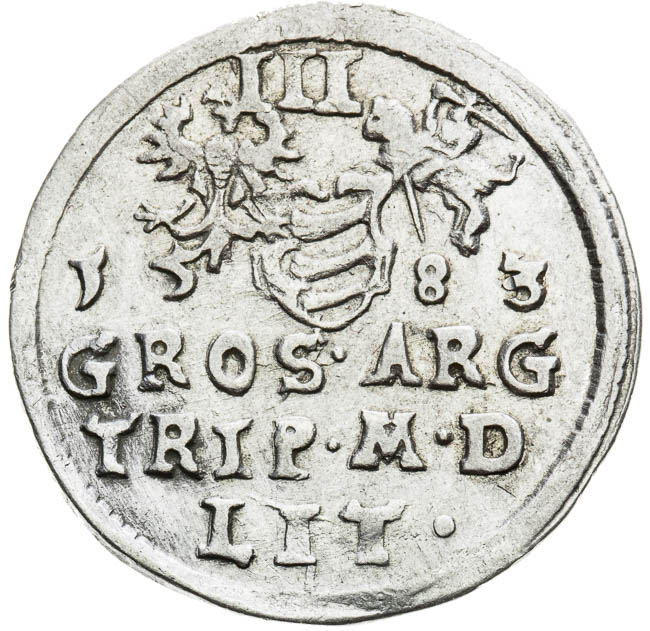 3 Groschen 1583 - back