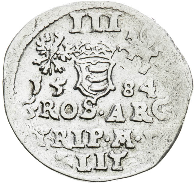 3 Groschen 1584 - back