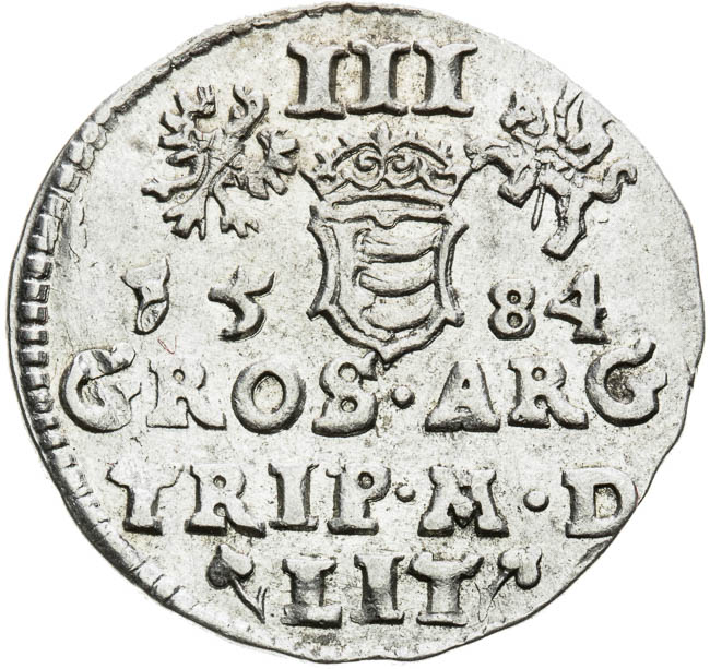 3 Groschen 1584 - back