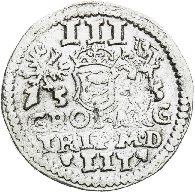 3 Groschen 1575 - back