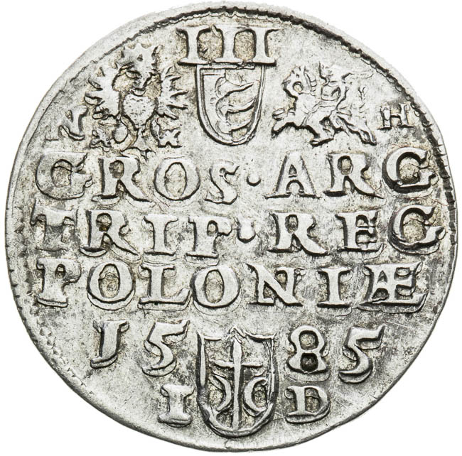 3 Groschen 1585 - back