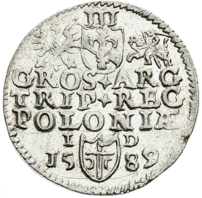 3 Groschen 1589 - back