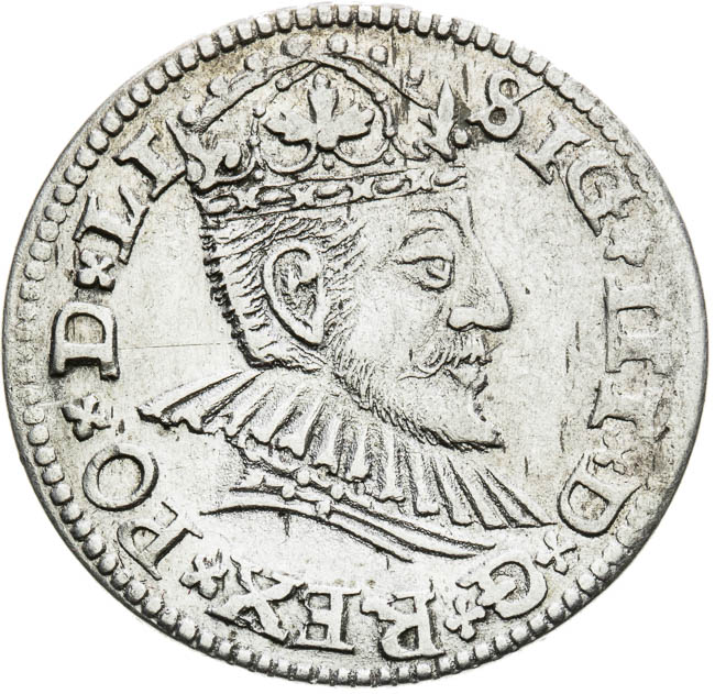 3 Groschen 1590 - front