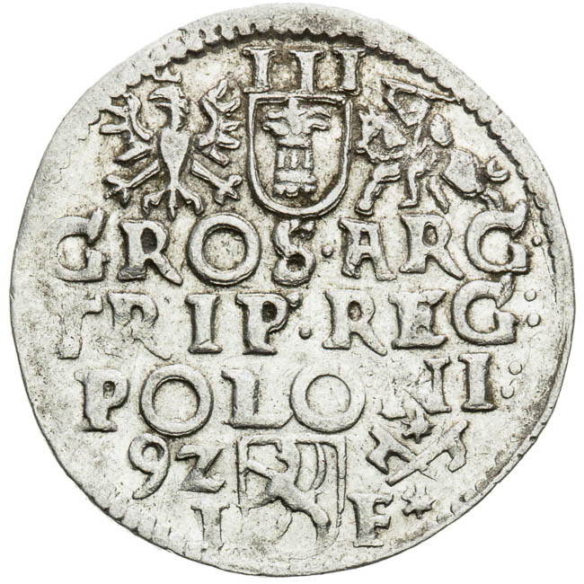 3 Groschen 1592 - back