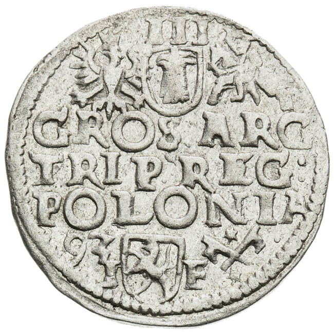 3 Groschen 1593 - back