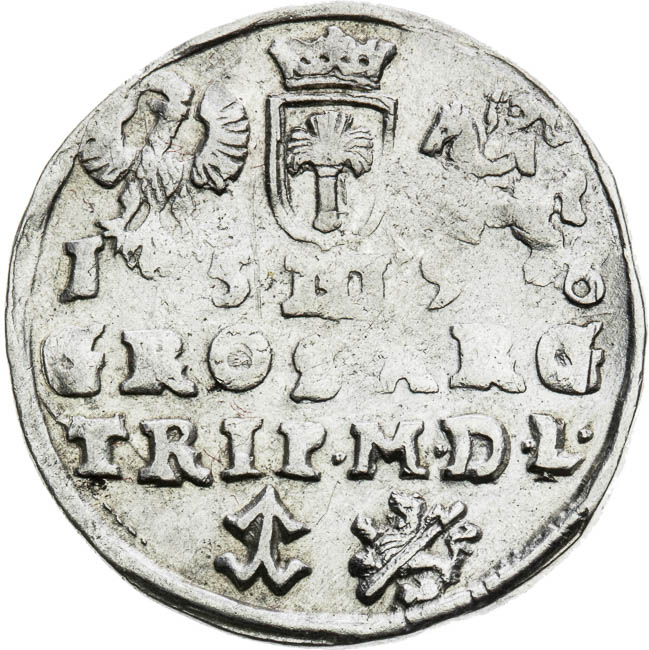 3 Groschen 1596 - back