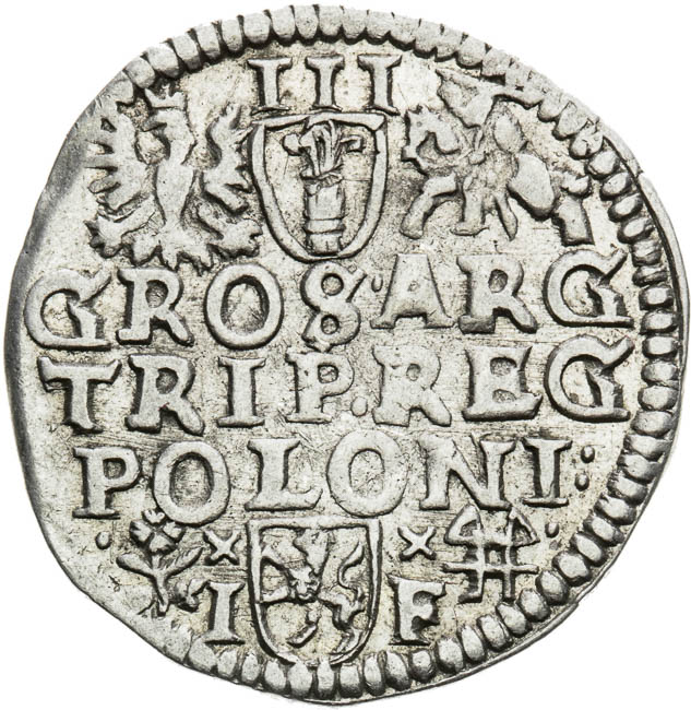 3 Groschen 1596 - back