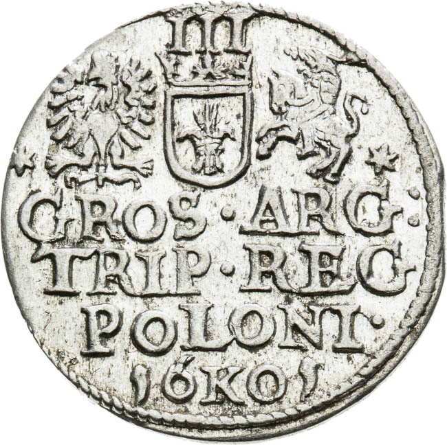 3 Groschen 1601 - back