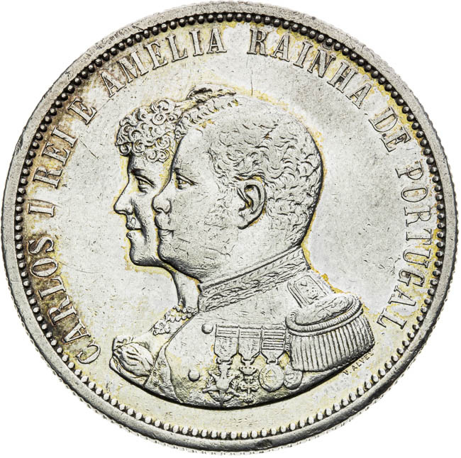 1000 Reis 1898 - front