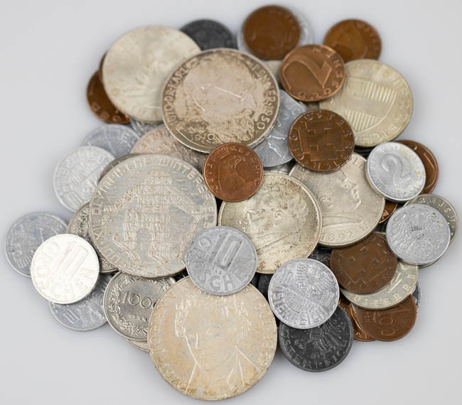 Coins (250 grams) - front