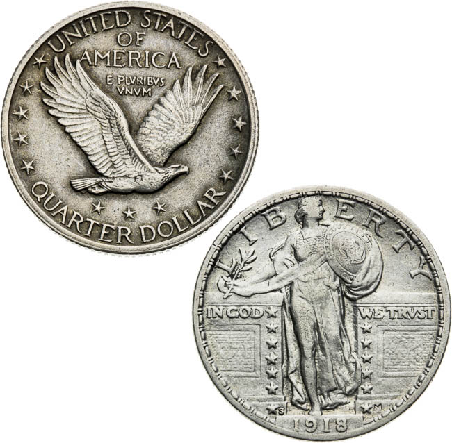 1/4 Dolar (2 ks) - reverz