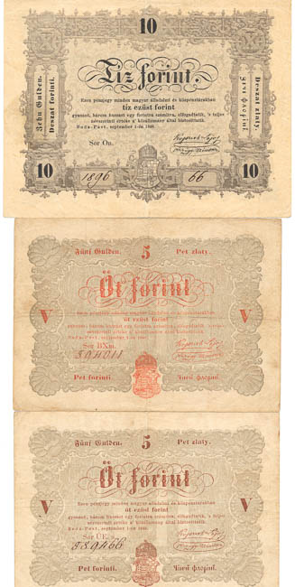 Lot of banknotes (3 pcs) - front