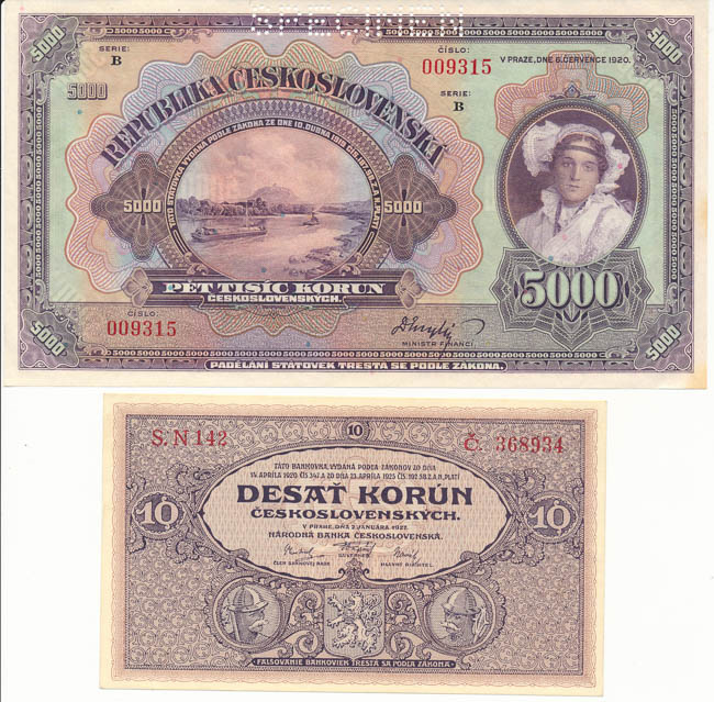 Lot of banknotes (2 pcs) - front