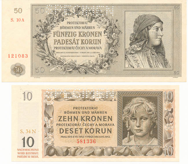 Lot of banknotes (2 pcs) - front