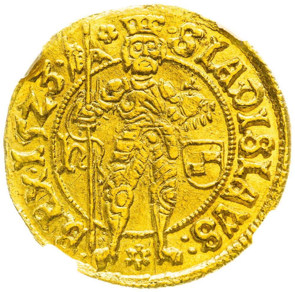 Dukát 1523 - reverz