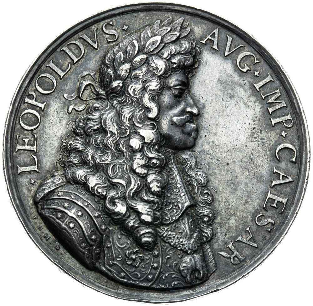 Strieborná medaila 1676 - averz