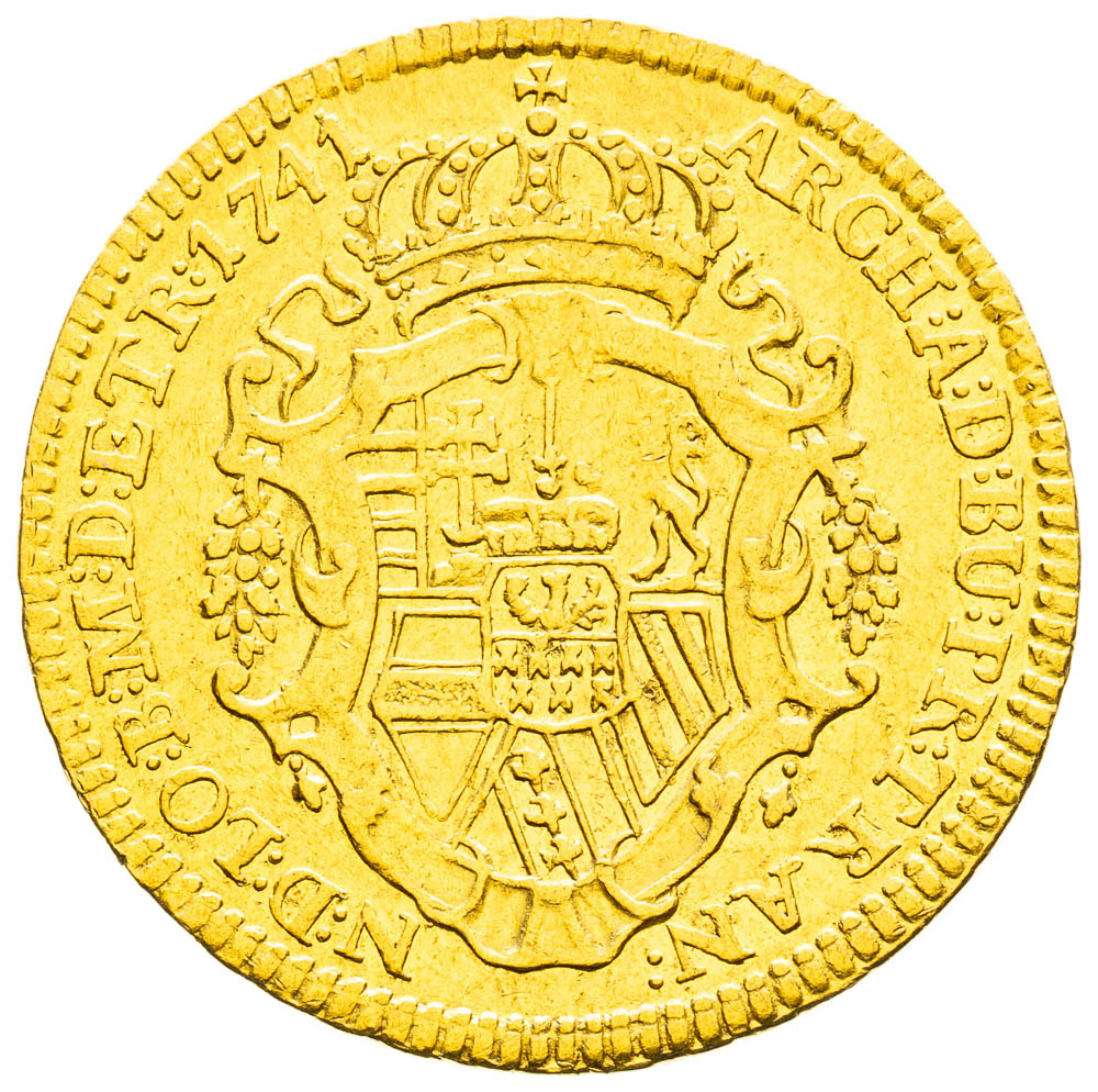 Ducat 1741 - back