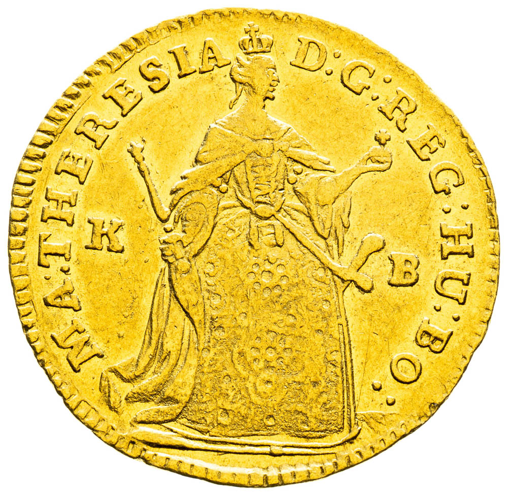 Ducat 1743 - front
