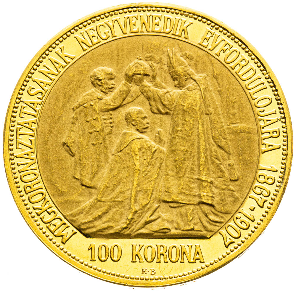 100 Corona 1907 - back