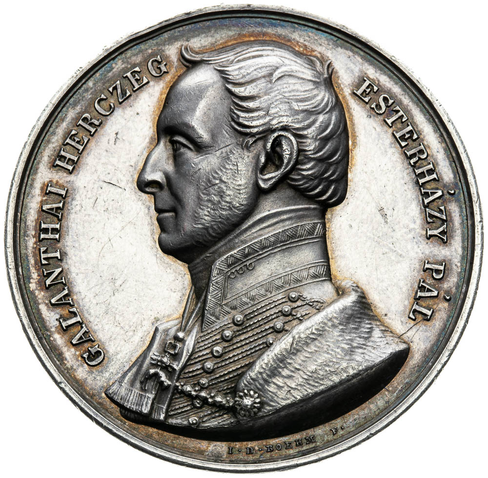 Silver medal 1847 - front