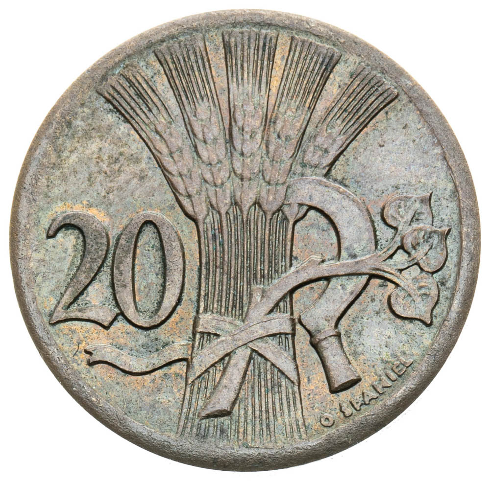 20 Halier 1921 (skúšobná razba) - reverz