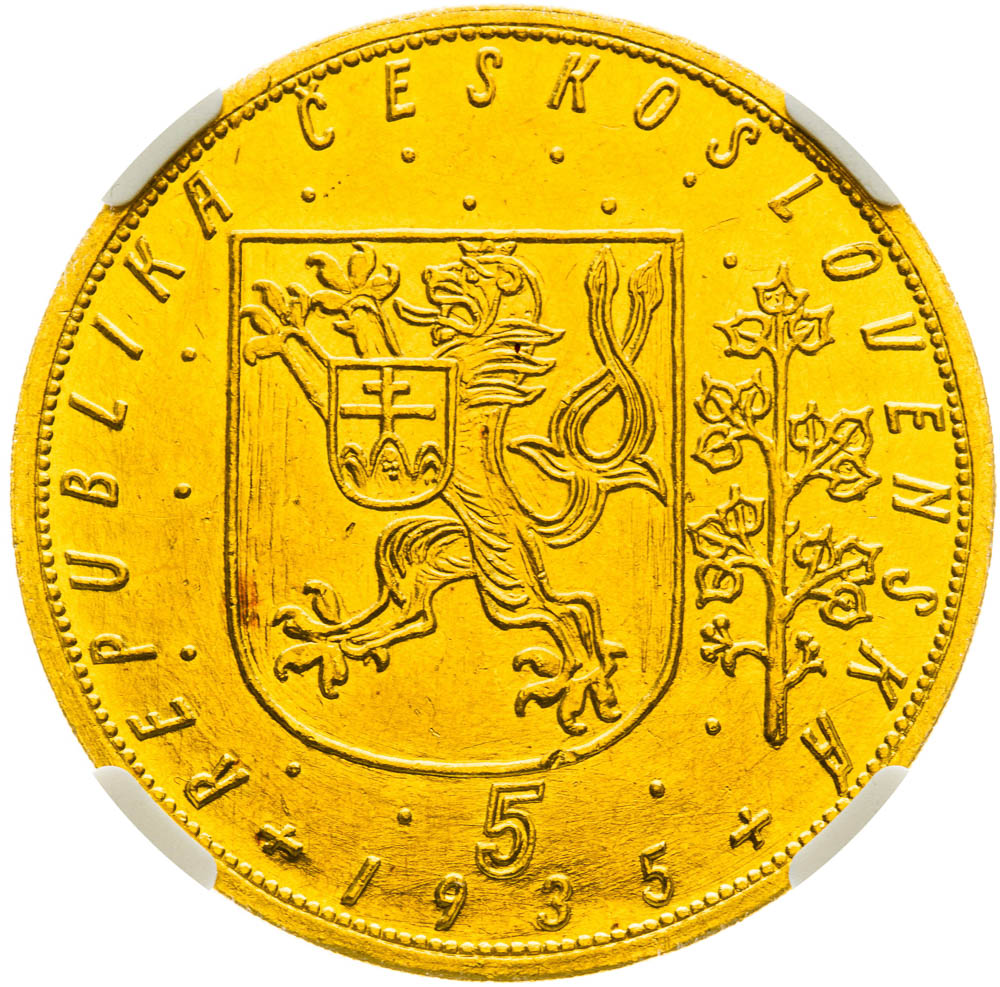 5 Dukát 1935 - reverz
