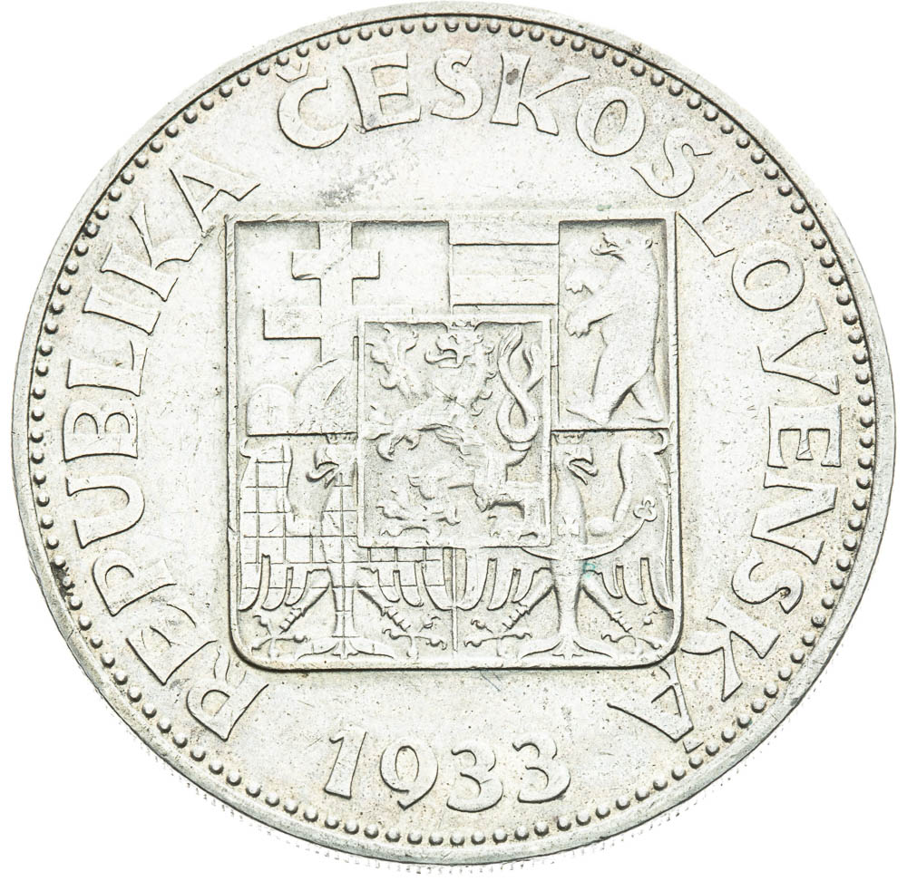 10 Koruna 1933 - front