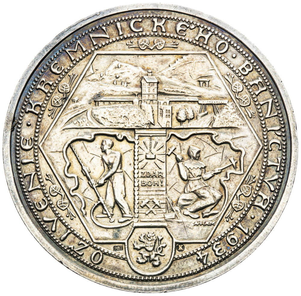Silver medal 1934 - back