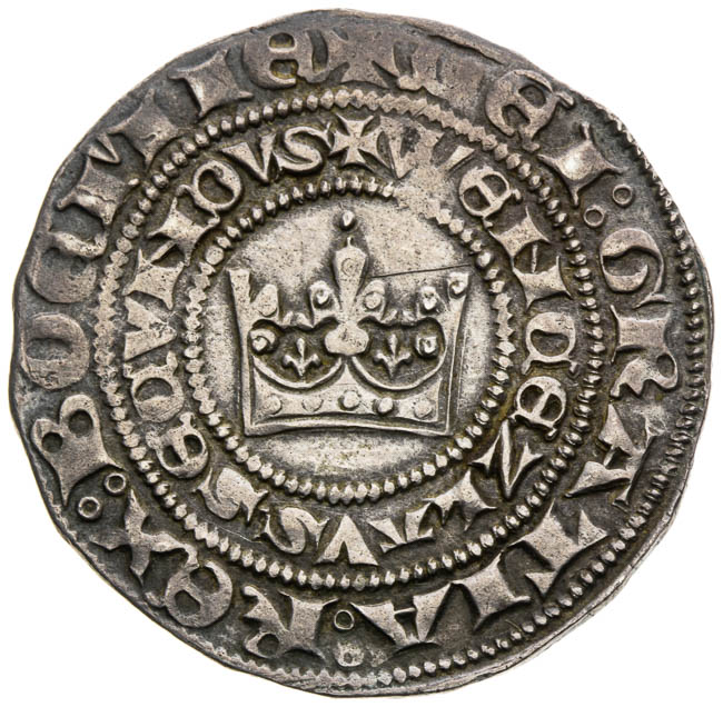 Pražský groš - averz
