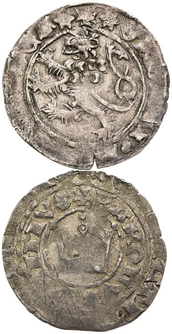 Prague Groschen (2 pcs) - front