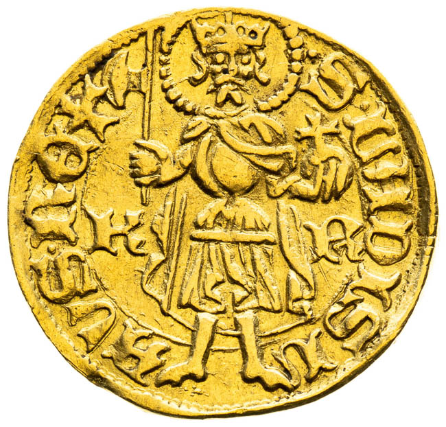 Dukát (1455) - reverz