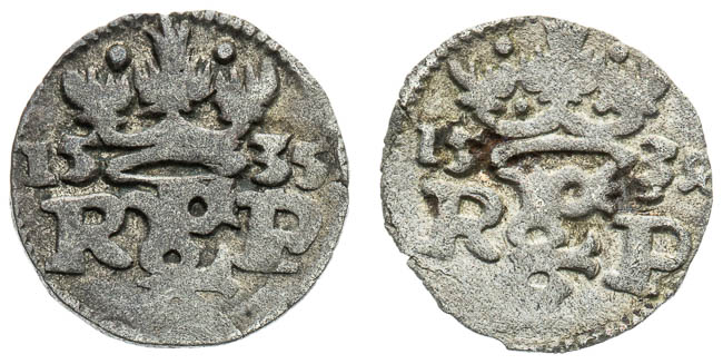 Pfennig 1534, 1535 (2 pcs) - front