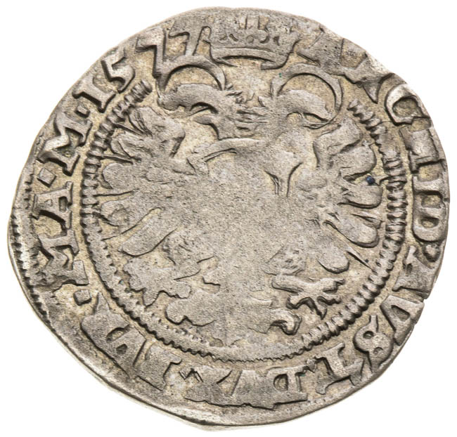 Weissgroschen 1577 - back