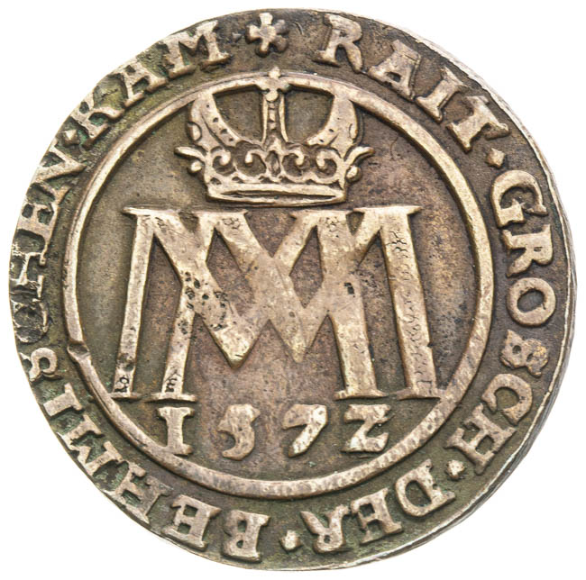 Raitpfennig 1572 - front