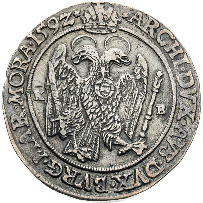 Thaler 1592 - back
