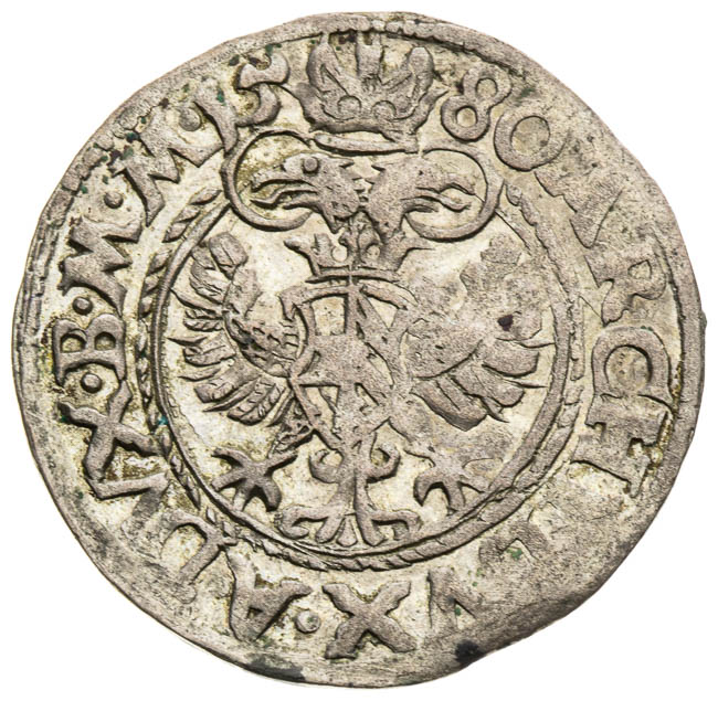 Weissgroschen 1580 - back