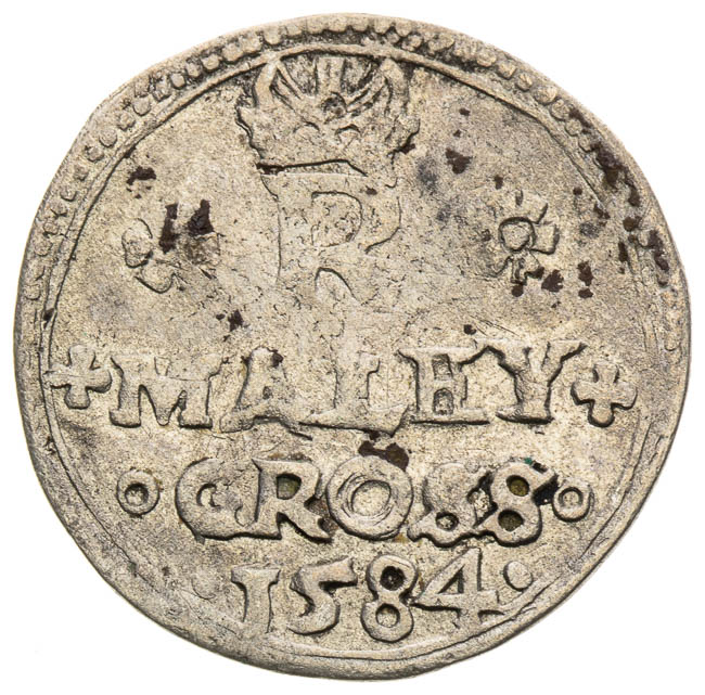 Kleingroschen 1584 - back