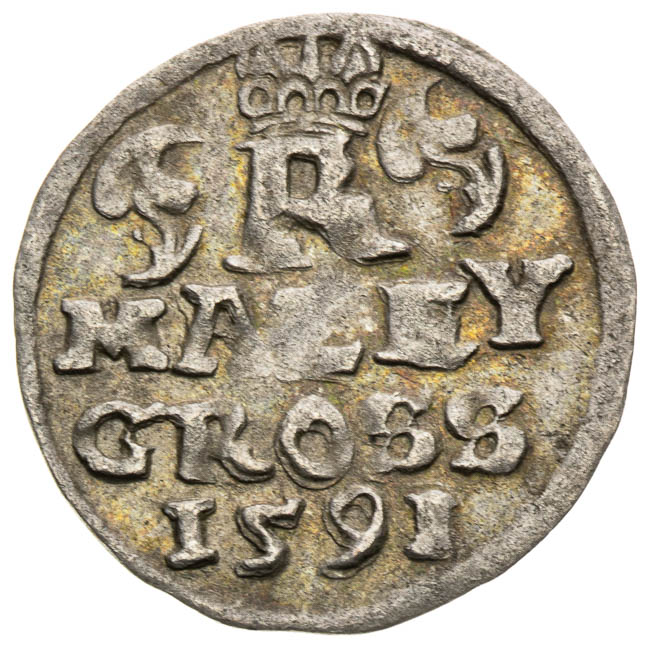 Kleingroschen 1591 - back