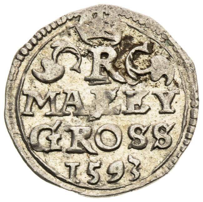 Kleingroschen 1593 - back