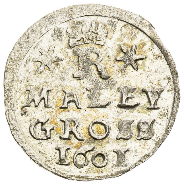 Kleingroschen 1601 - back
