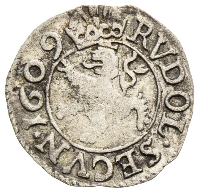Bílý peníz 1609 - averz