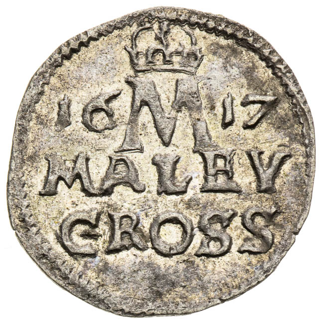 Malý groš 1617 - reverz