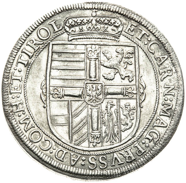 Thaler 1617 - back